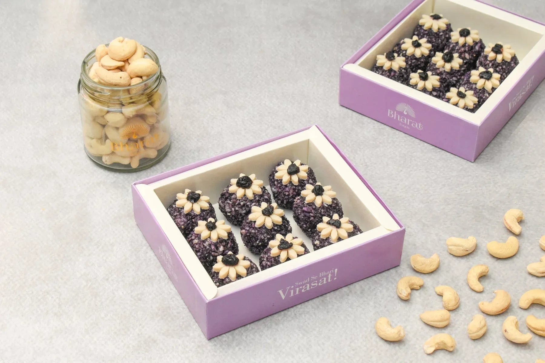 Blueberry Dry Fruit Rings - Buy Premium Healthy Sweet Online India - Antioxidant Almonds Cashews - Bharatmithas