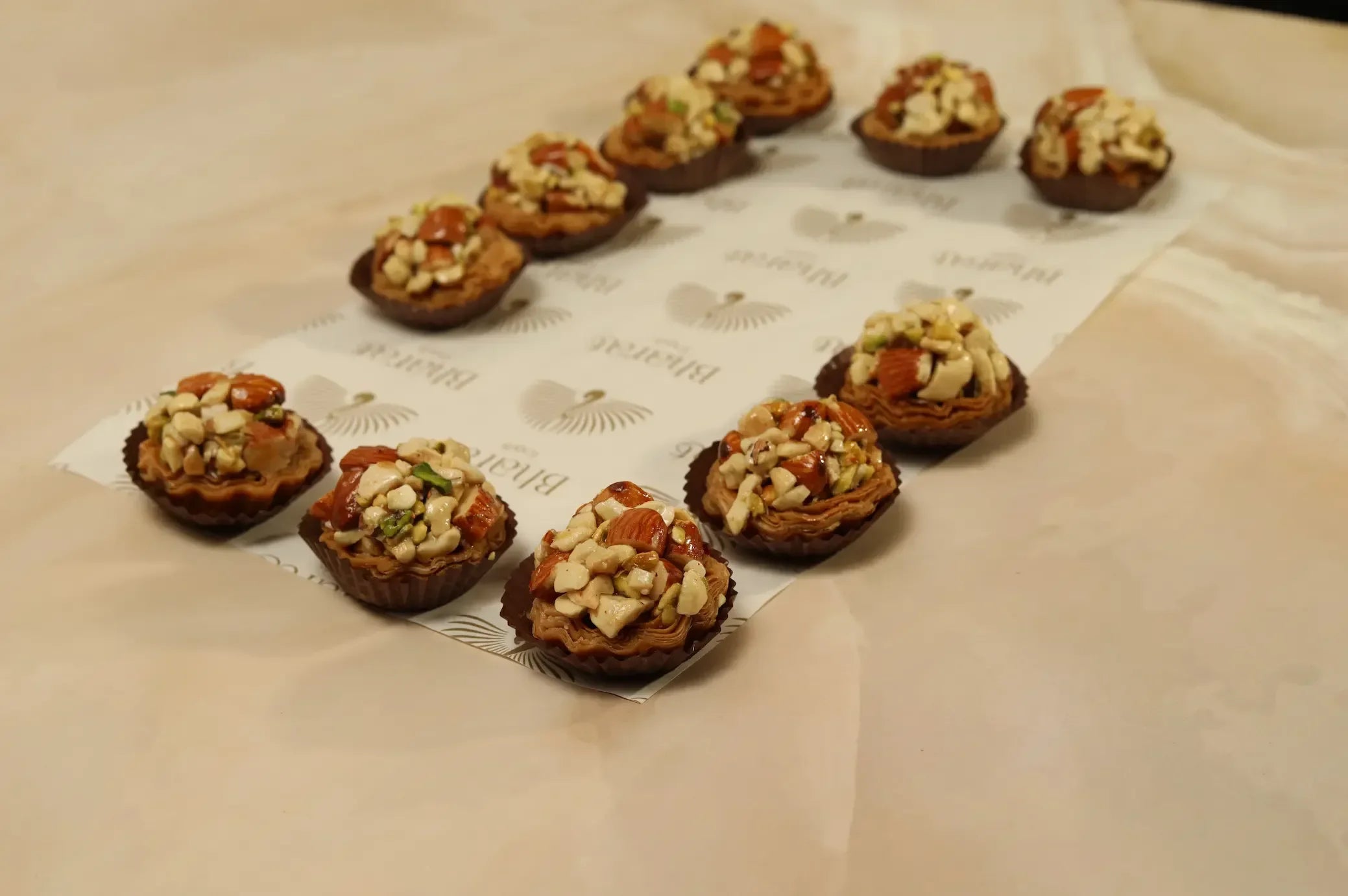 Premium almond baklava 200g Turkish dessert flaky pastry honey syrup buy online India