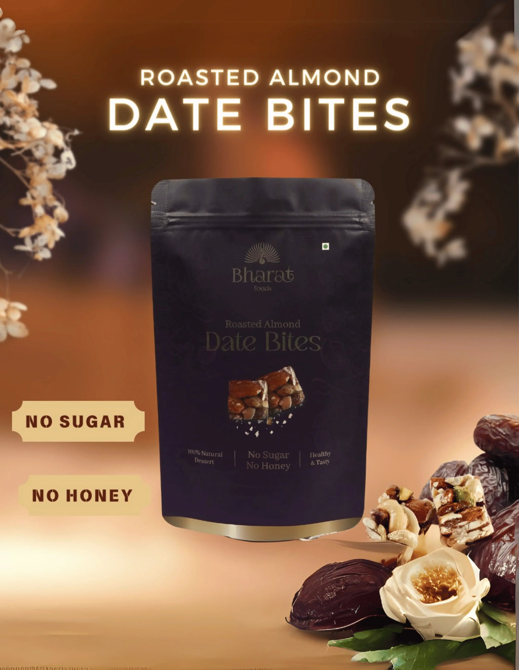 Premium date bites 10 pieces khajoor energy balls healthy snack buy online India