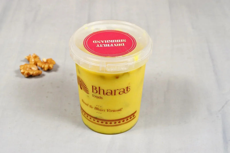 Premium dry fruit shrikhand 250g saffron kesar yogurt dessert Indian sweet buy online India
