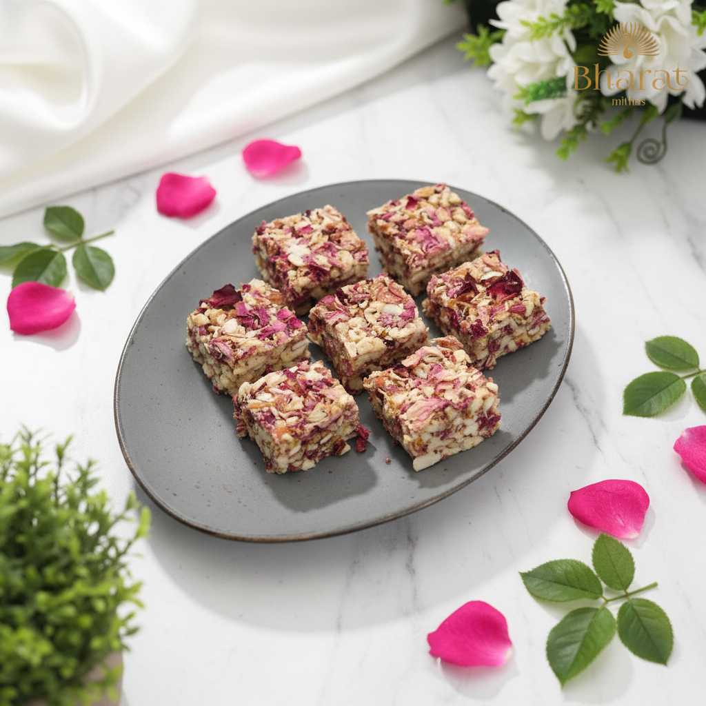 Premium Gulab Pak sugarfree rose flavored Indian sweet mithai sugar free diabetic friendly traditional dessert buy online India