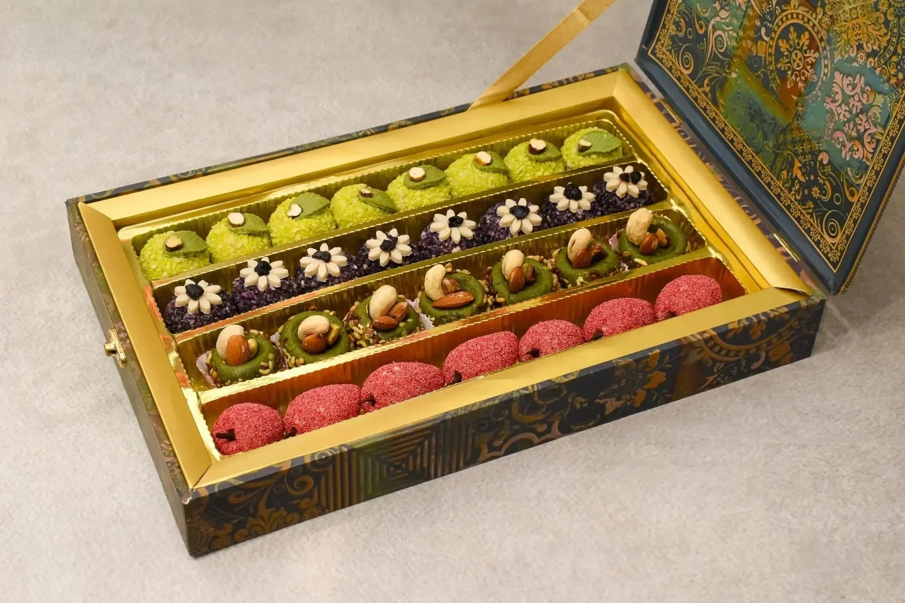 Premium Saugaat hamper Indian sweets mithai dry fruits gift box buy online India